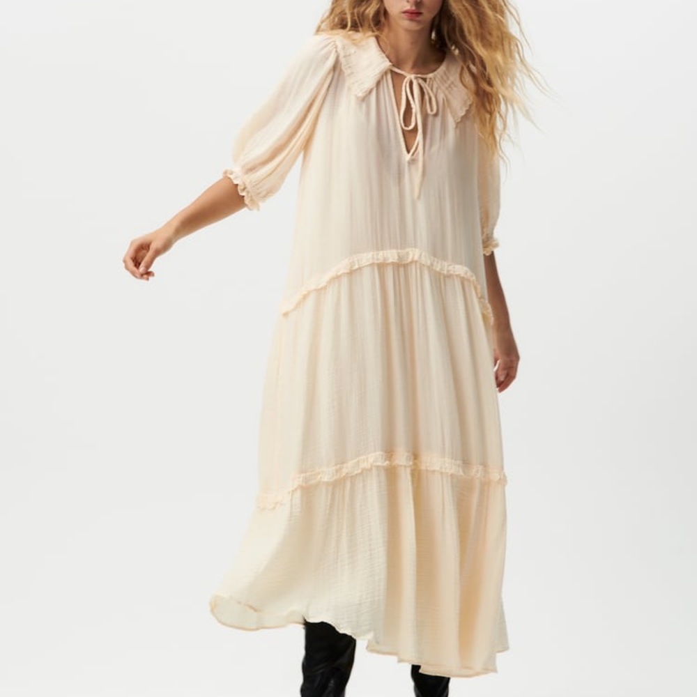 Zara Tiered Midi Dress - Picture 7 of 16